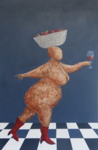 Fru Willendorf 40 x 60 cm